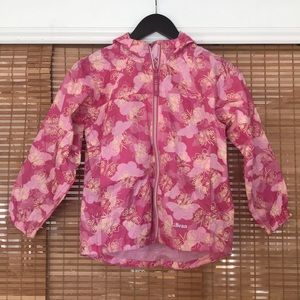 LL Bean butterfly rain jacket